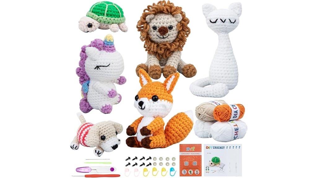beginner crochet kit set