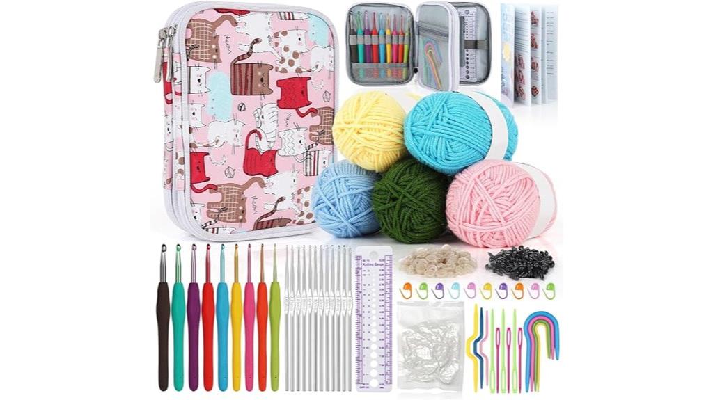 beginner crochet yarn kit