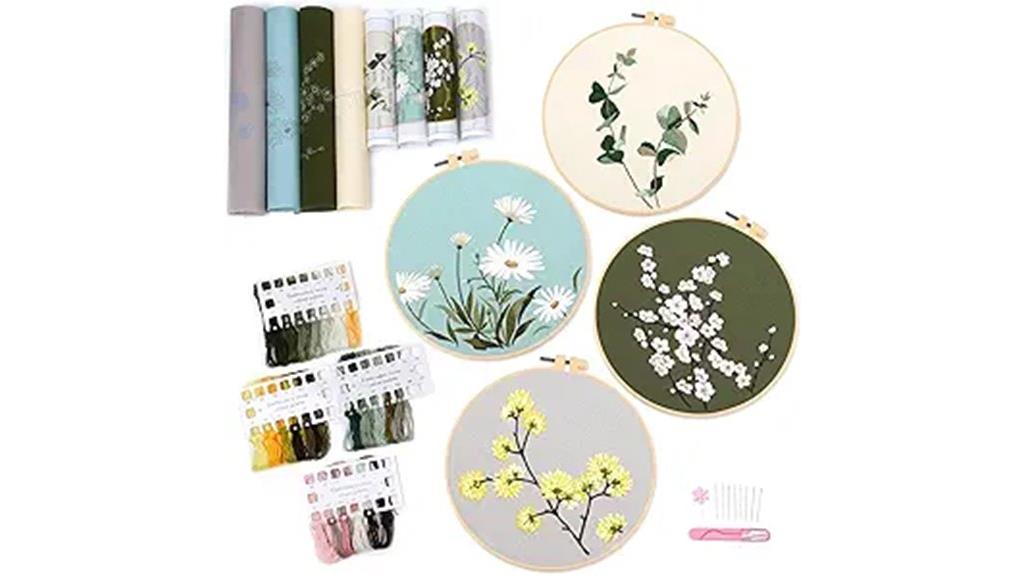 beginner embroidery kit set