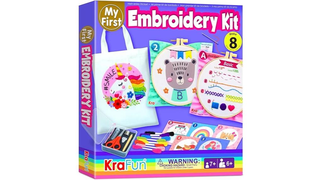 beginner embroidery kit set