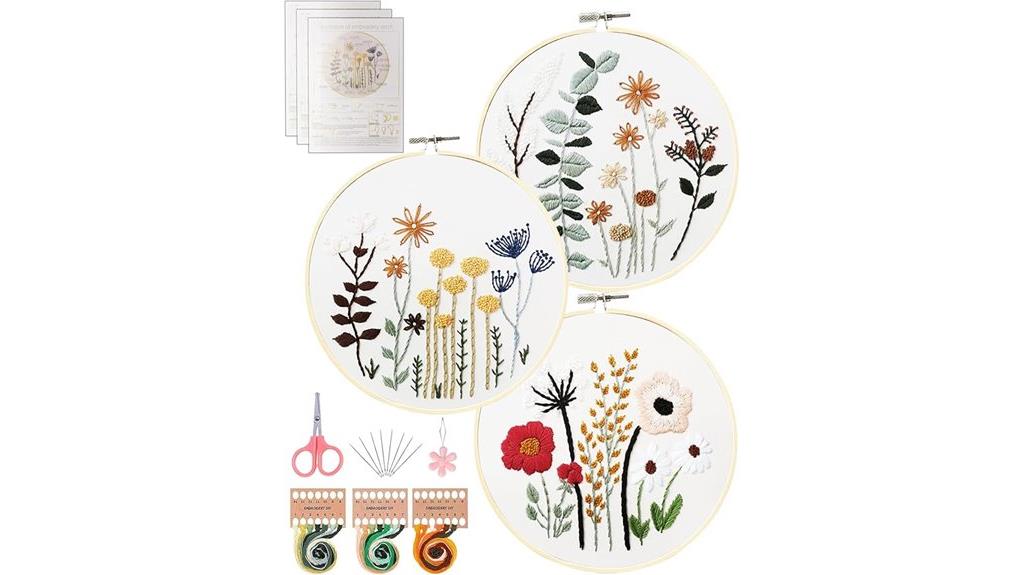 beginner embroidery kit sets