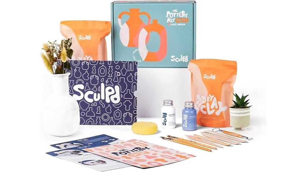 beginner pottery kit set