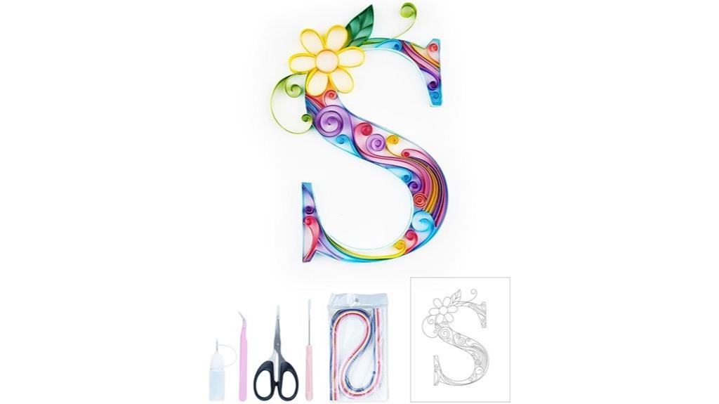 beginner quilling paper kit