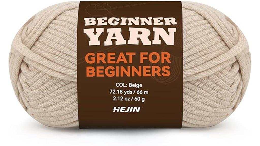 beige cotton yarn