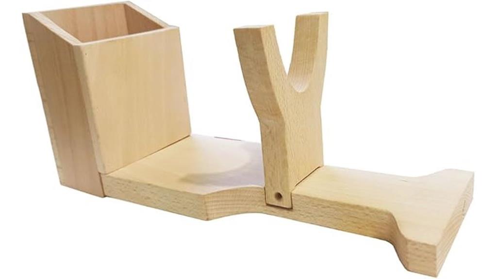 beige wood glue gun
