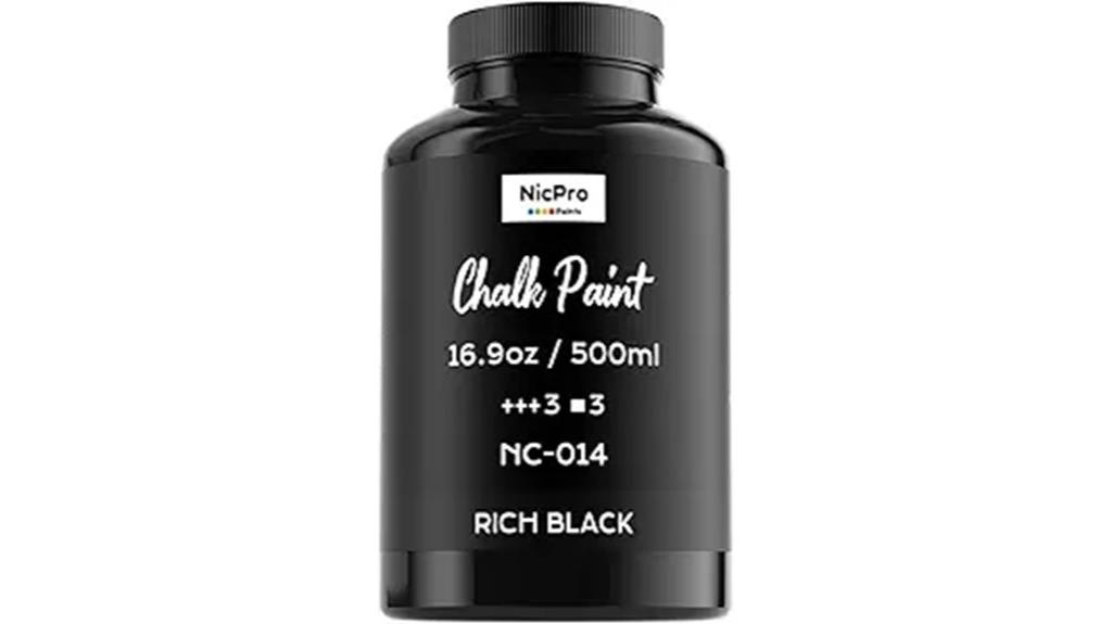black chalk paint furniture