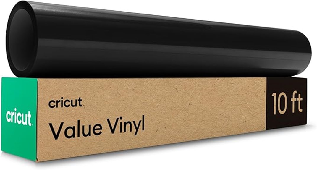black cricut vinyl roll