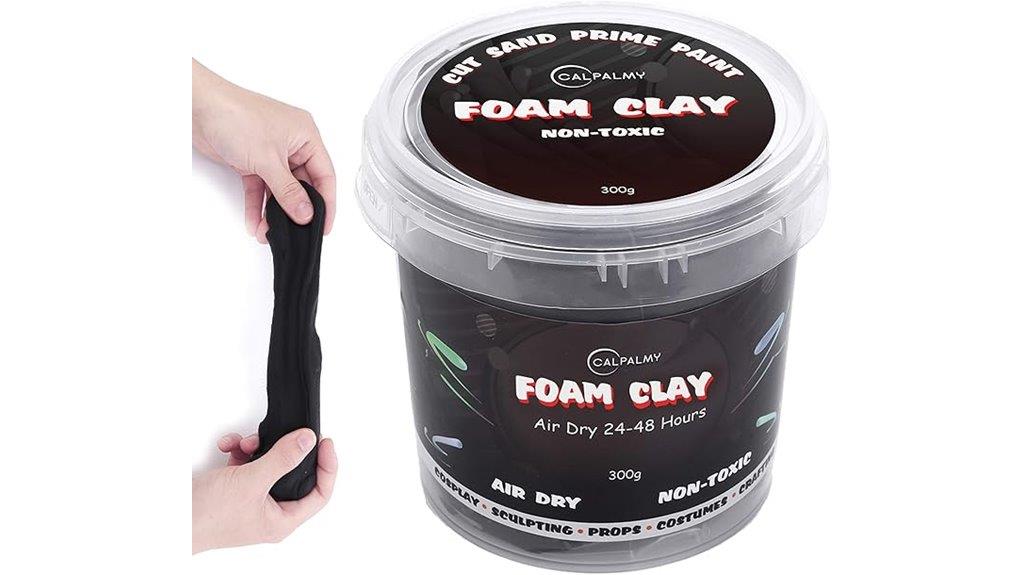black moldable cosplay foam