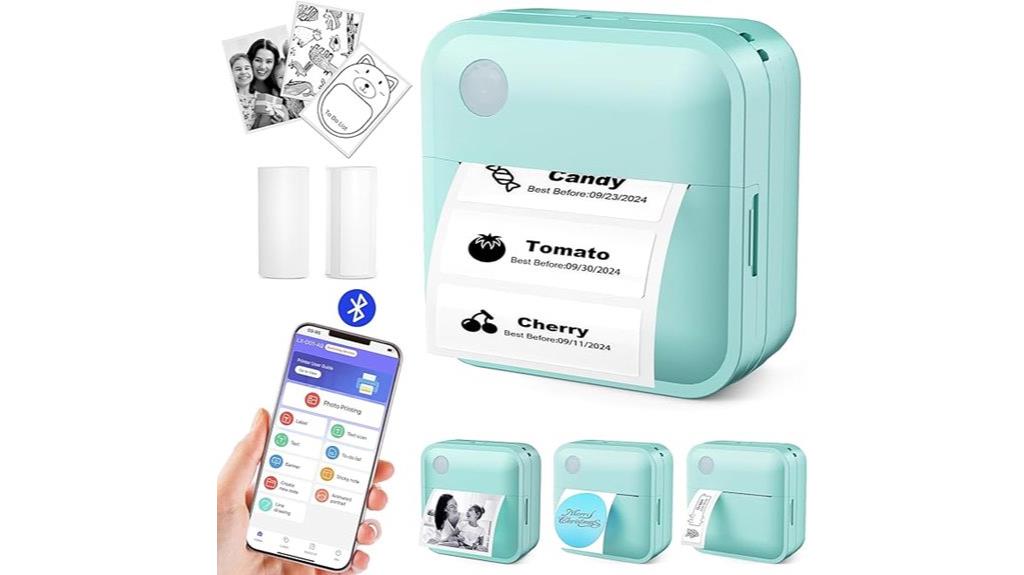 bluetooth label maker printer
