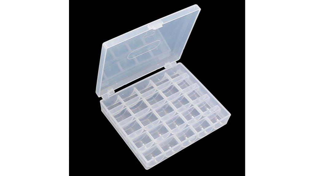 bobbin storage plastic organizer