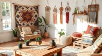 boho chic home crafts