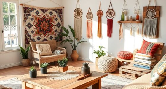 boho chic home crafts