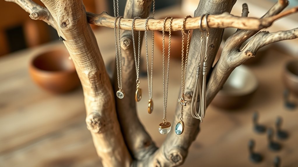 branch based jewelry display stand