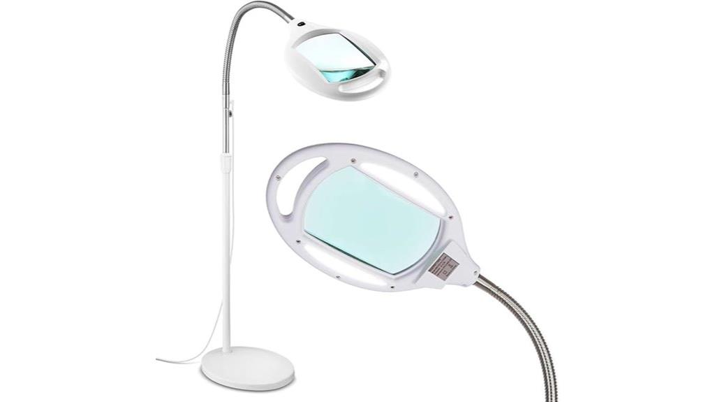 bright adjustable magnifying lamp