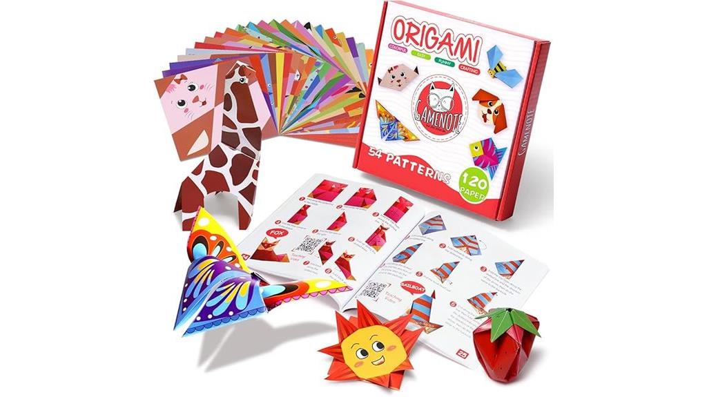 bright origami kit for kids