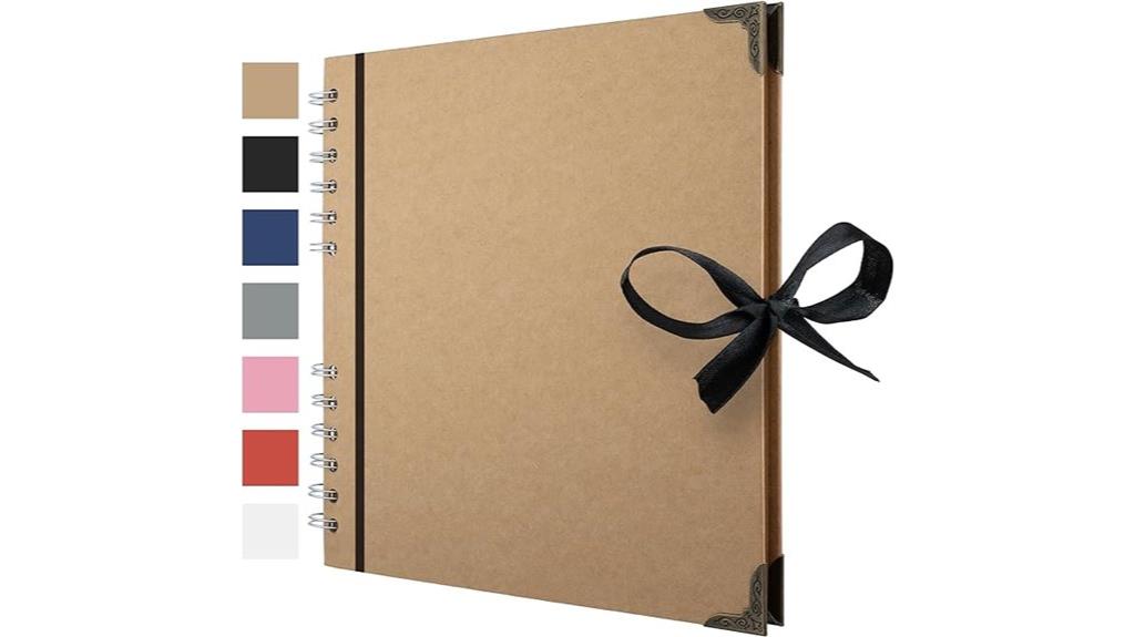 brown 8x8 scrapbook