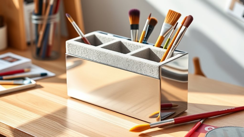 brush holder size and durability