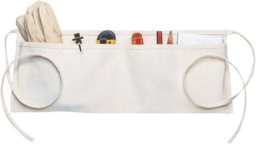 canvas waist apron design