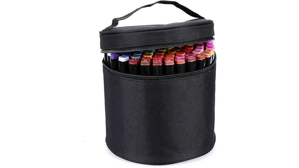 canvas zipper pen case