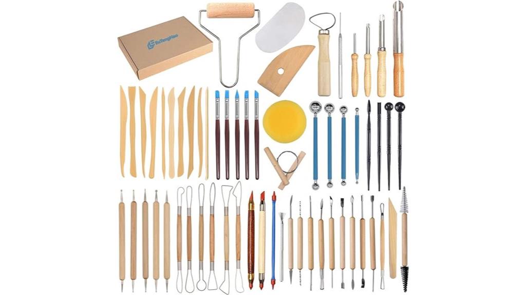 ceramic clay tool set