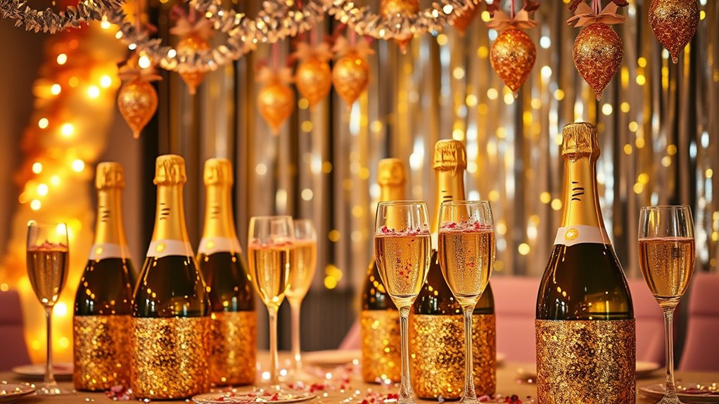 champagne decor ideas