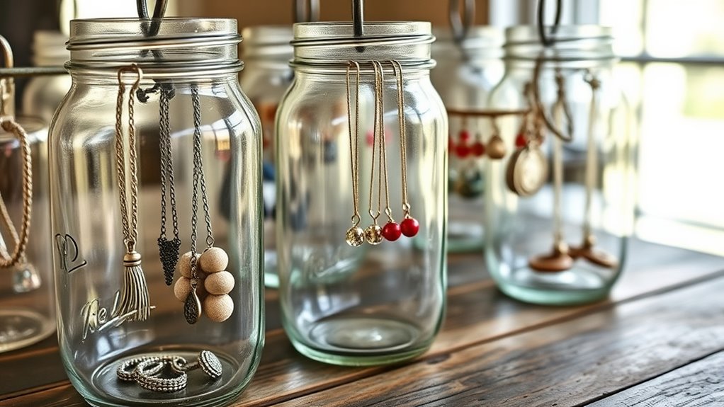 charming organized jewelry display