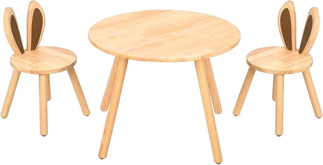 child friendly rubberwood furniture