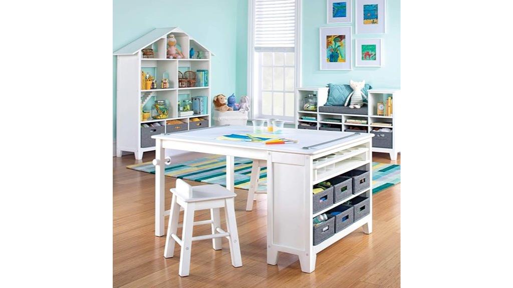 children s art table set