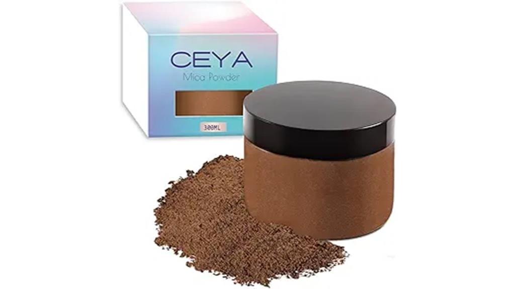 chocolate brown resin pigment