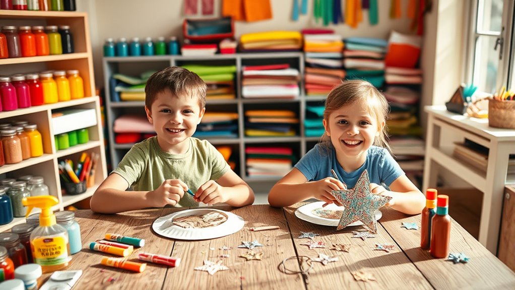 choose age appropriate simple crafts