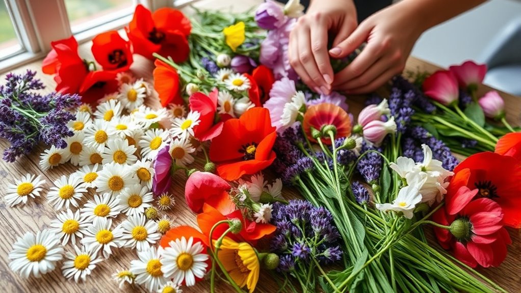 choose vibrant sturdy flowers