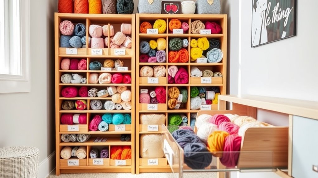 choosing yarn organizer features