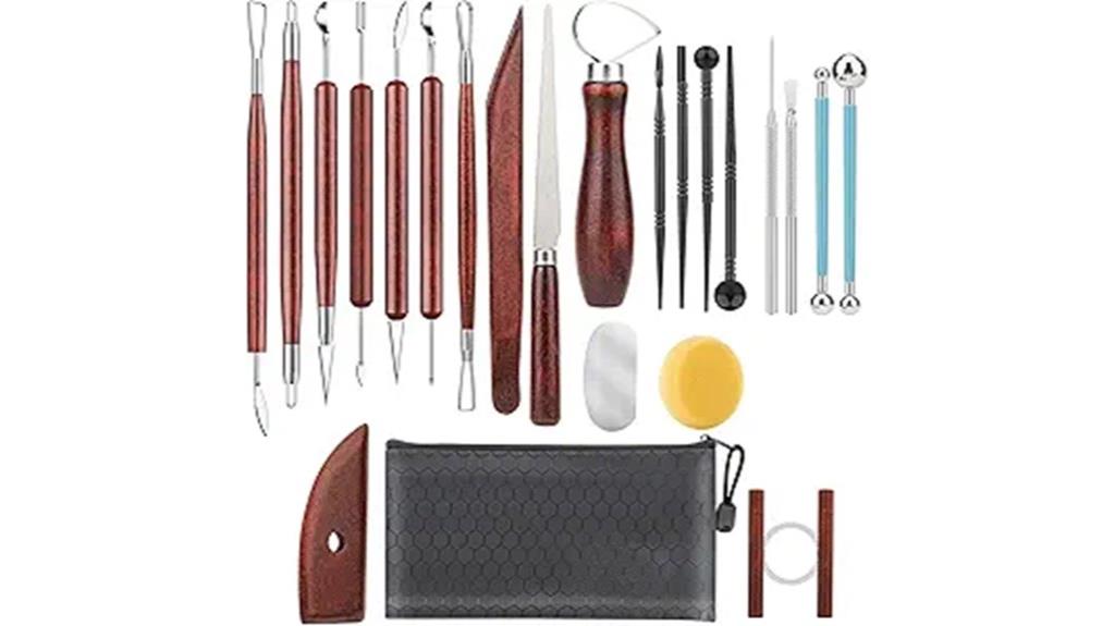 clay sculpting tool set