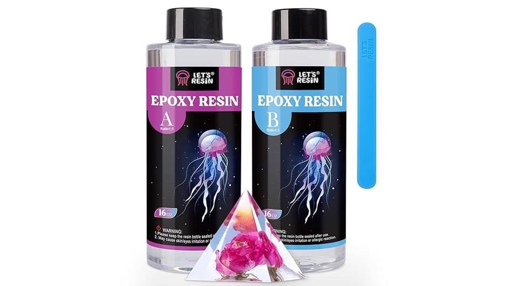 clear 32oz resin