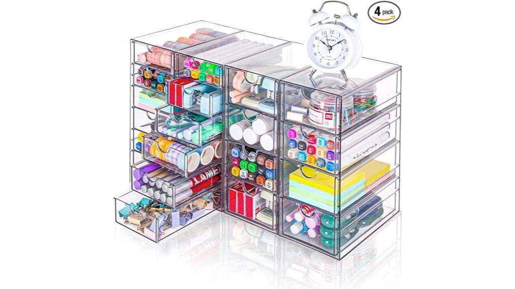 clear acrylic drawer organizer