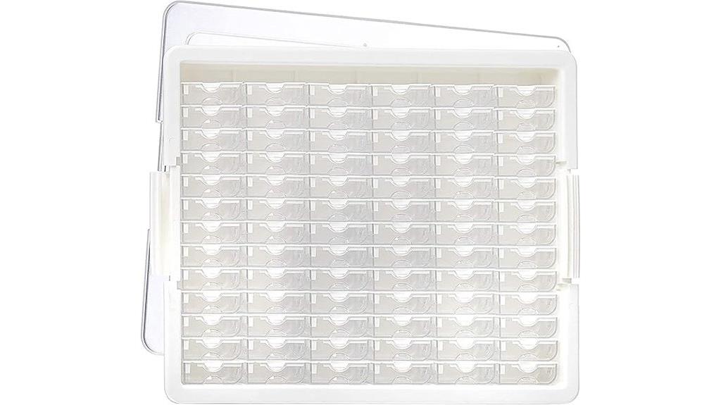 clear bead storage tray