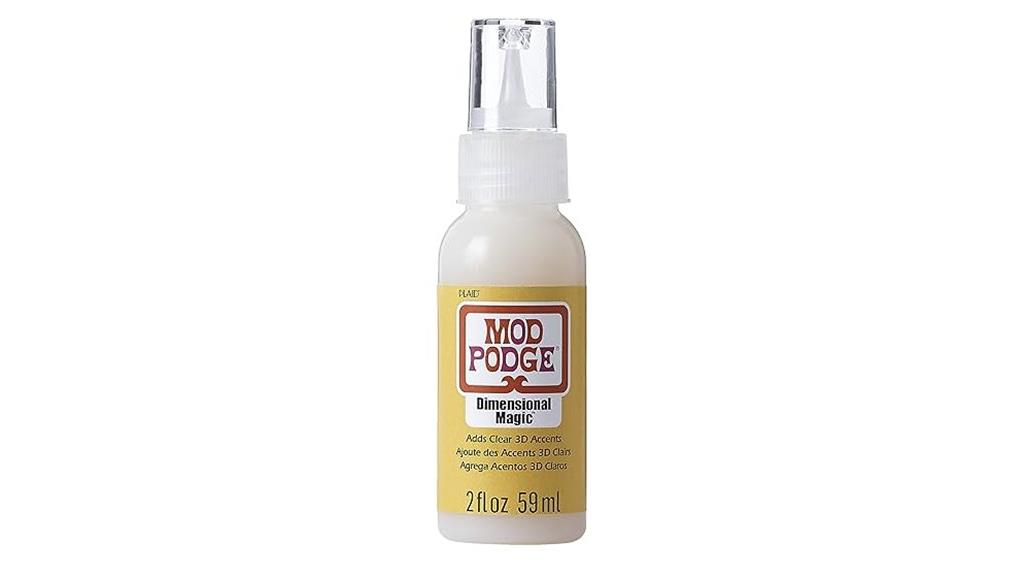 clear dimensional craft glue