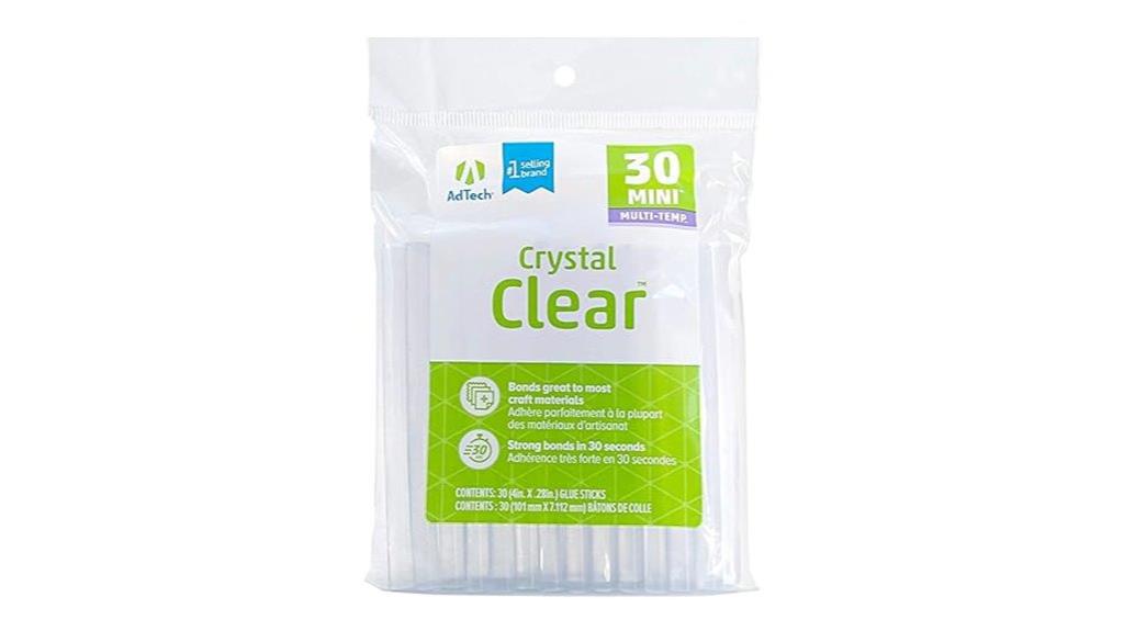 clear hot glue sticks
