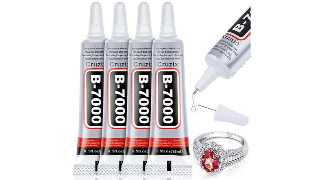 clear rhinestone adhesive set