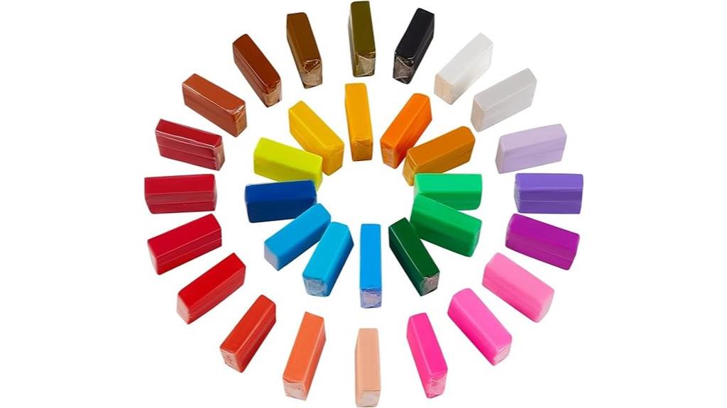 colorful clay modeling kit