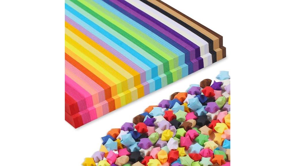 colorful origami paper pack