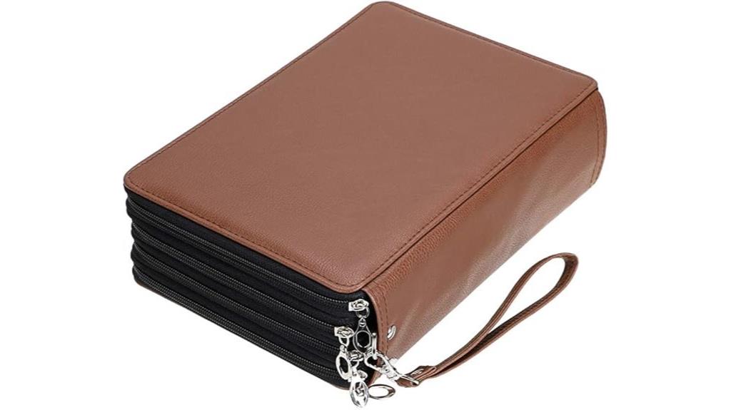 colorful pu leather pencil case