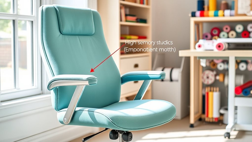 comfortable adjustable sewing chair