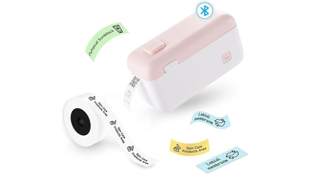 compact bluetooth tape printer