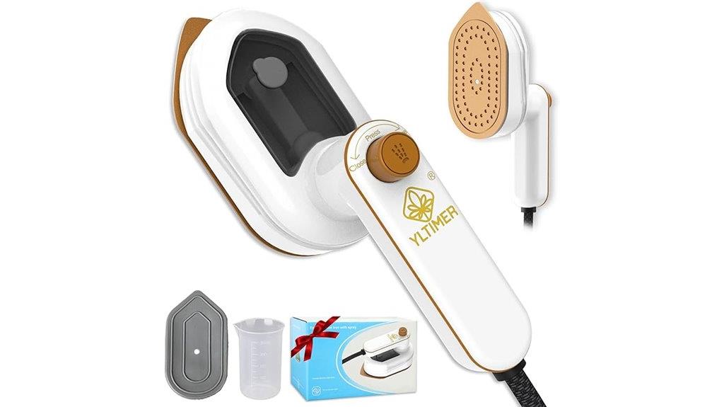 compact travel clothing iron