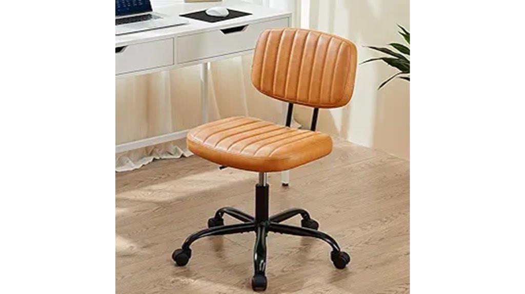 compact wheeled office chair