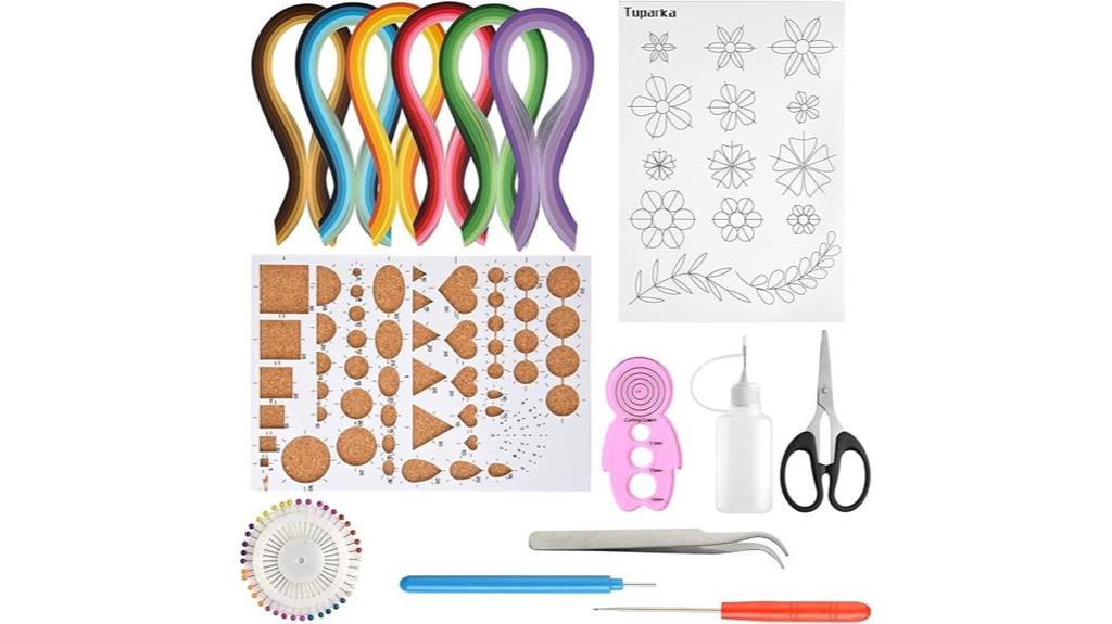 complete 15 piece quilling set