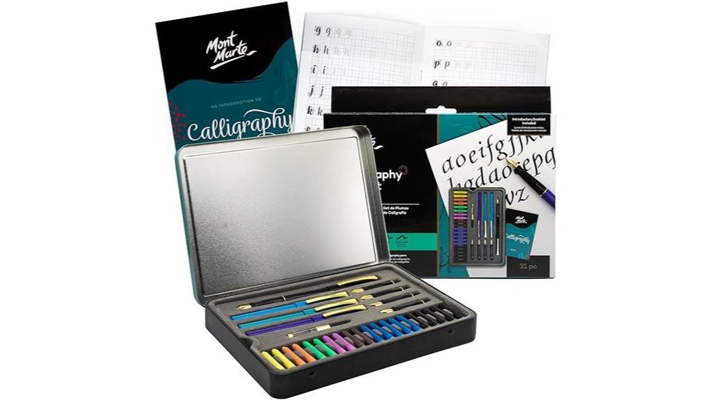 complete 32 piece calligraphy set