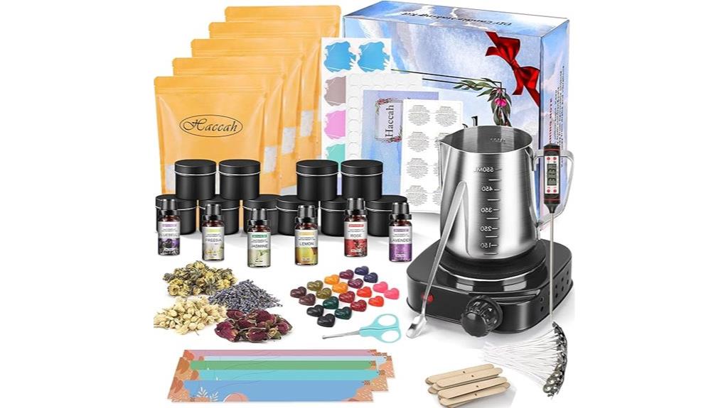 complete candle making set