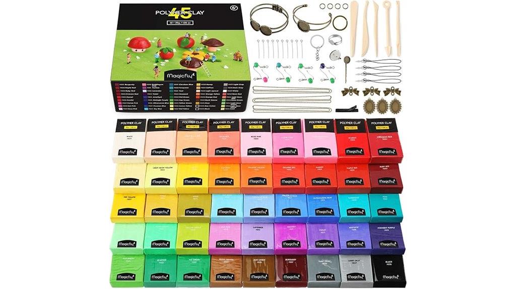 complete polymer clay set